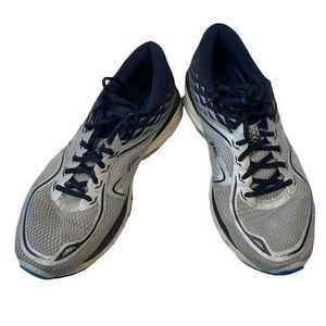 ASICS Gel Nimbus 21 Men's Running Shoes Silver Blue Athletic Sneakers Size 10